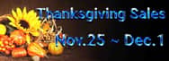 Thanksgiving 2020 Sales at MmoGah from Nov.25th to Dec.1st