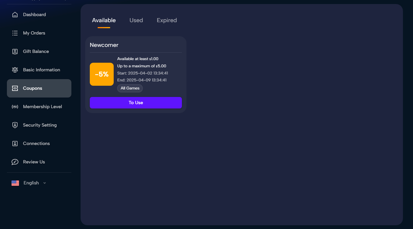 MmoGah newcomer coupon